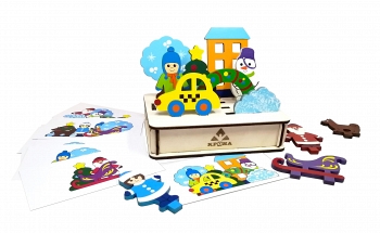 Панорама "Зима в городе"